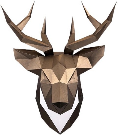 PaperCraft Живая бумага Олень Петрович