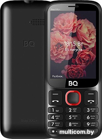 Мобильный телефон BQ-Mobile BQ-3590 Step XXL+ (черный/красный)