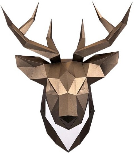 PaperCraft Живая бумага Олень Петрович