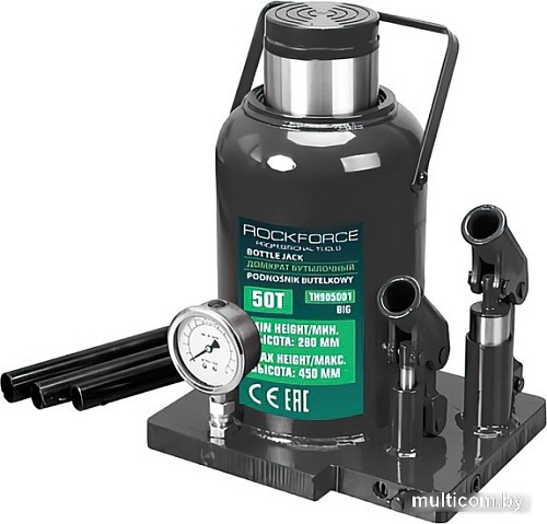 Бутылочный домкрат RockForce RF-TH905001 50т