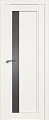 Межкомнатная дверь ProfilDoors 2.71U 80x200 (дарквайт/стекло графит)