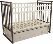 Классическая детская кроватка ФА-Мебель Дарья 1 (венге/слоновая кость)
