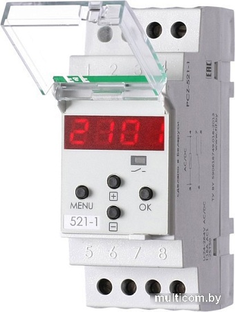Реле времени Евроавтоматика F&F PCZ-521-1 EA02.002.010