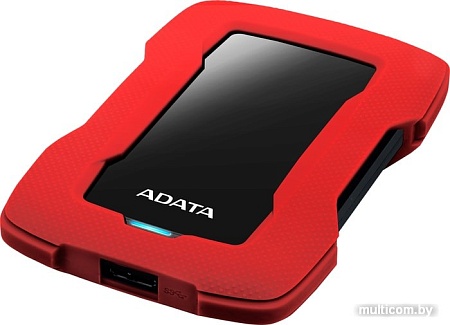 Внешний жесткий диск A-Data HD330 AHD330-2TU31-CRD 2TB (красный)