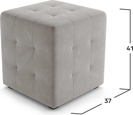 Пуфик Mio Tesoro 135 (серый Ultra Dove)