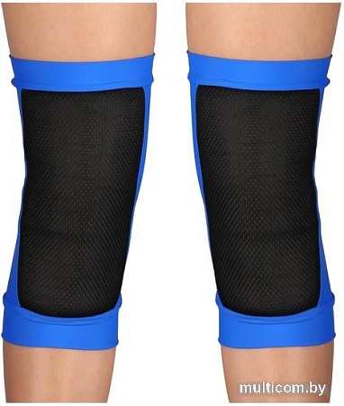 Наколенники Indigo Sandra SM-378 (L, синий электрик/черный)