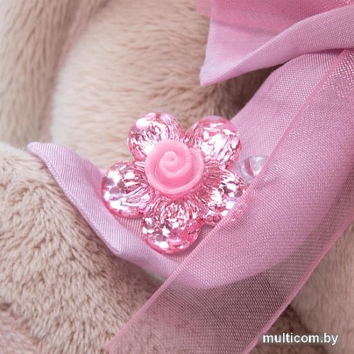 Классическая игрушка BUDI BASA Collection Зайка Ми в банте с подвесками SidX-486 (15 см)