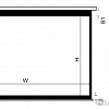 Проекционный экран Classic Solution Lyra M 308x220 [E 300x169/9 MW-M8/W]