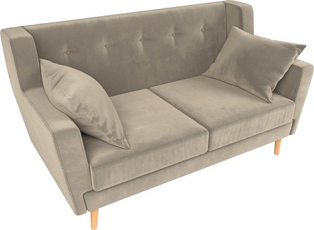 Диван Mebelico Брайтон 2 (микровельвет, бежевый)