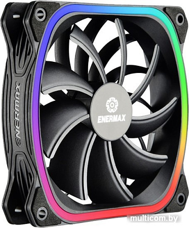 Вентилятор для корпуса Enermax SquA RGB (черный) UCSQARGB12P-BP3