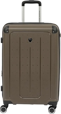 Чемодан-спиннер Francesco Molinary 197-PP1906/2-24BRW (коричневый)