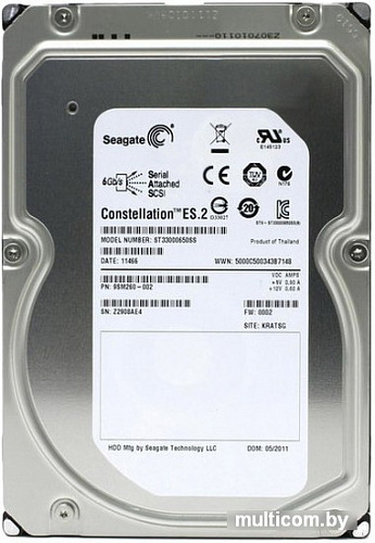 Жесткий диск Seagate Constellation ES.2 3TB (ST33000650SS)