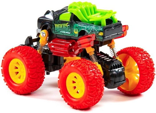 Игрушечный транспорт Полесье Монстр Ралли-Демон автомобиль инерционный 79763 (черный/красный)