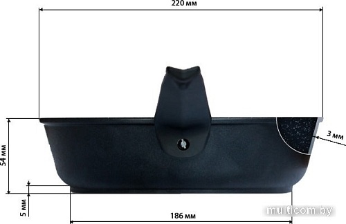 Сковорода Victoria Diamond Induction АЛА220 D0022