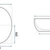 Умывальник Rea Cleo U0024