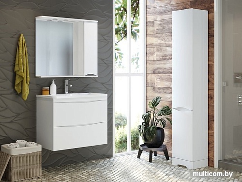 Мебель для ванных комнат Misty тумба под умывальник Атлантик-70 подвесная