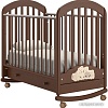 Классическая детская кроватка Nuovita Grano Dondolo (темный орех)