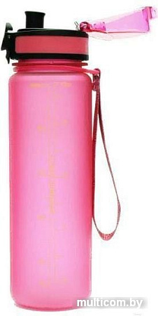 Бутылка UZSpace Colorful Frosted 3026 розовый