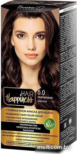 Белита-М Hair Happiness Стойкая 5.0 светло-каштановый