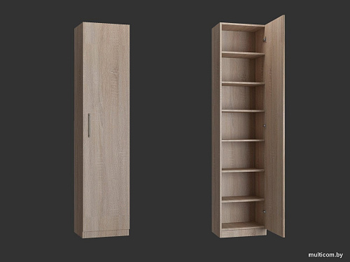 Шкаф-пенал Макс Стайл Kart 18 Egger 219x50x42 8B4250 (дуб бардолино натуральный Н1145 ST10)