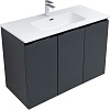 Aquanet Комплект Алвита New 100 3 дверцы 273986 (антрацит)
