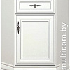 Тумба Black Red White Kentaki S320-KOMN1D1S/P (белый/белый)