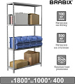 Стеллаж Brabix Ms Kd-185/40-4 291115