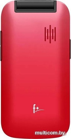 Кнопочный телефон F+ Flip 240 (черный/красный)