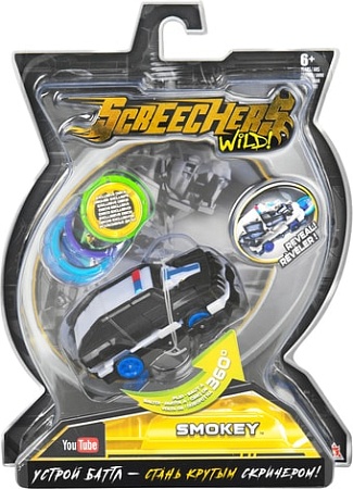 Трансформер Screechers Wild Машинка-трансформер Смоки л.2