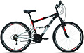 Велосипед Altair MTB FS 26 1.0 р.18 2021 (черный/красный)