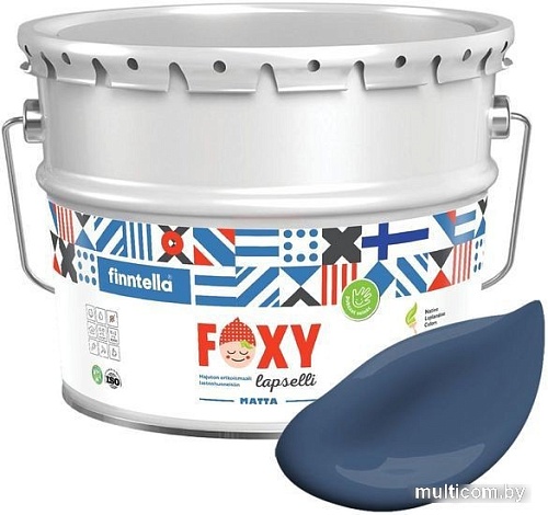 Краска Finntella Foxy Lapselli Matte Meri F-50-1-9-FL288 9 л (синий)