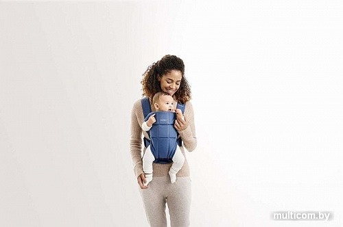 Рюкзак-переноска BabyBjorn Mini Cotton (vintage indigo)