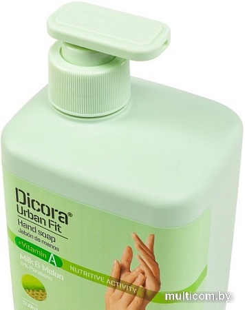 Dicora Мыло жидкое Milk & Melon с витамином А 500 мл
