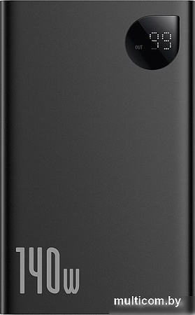 Внешний аккумулятор Baseus Adaman Digital Display Fast Charge Power Bank 140W 24000mAh (черный)