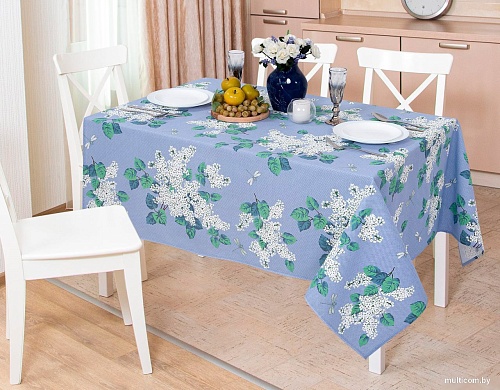 Скатерть АртПостель Аромат сирени СБ.150.150 150x145