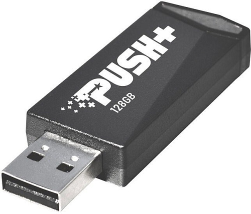 USB Flash Patriot Push+ 128GB (черный)