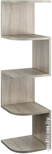 Полка Bon Mebel Снейк 1 (дуб сонома)