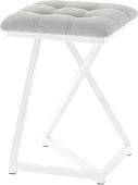 Табурет AMC Comfort 9.6.6 (ткань, серый/белый)