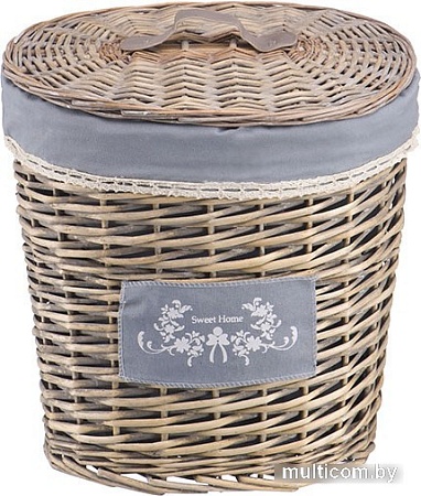 Корзина Natural House Лен EW-18S (серый)