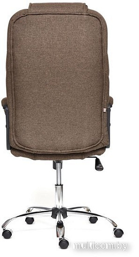 Офисное кресло TetChair Bergamo ткань (хром/коричневый 3M7-147)