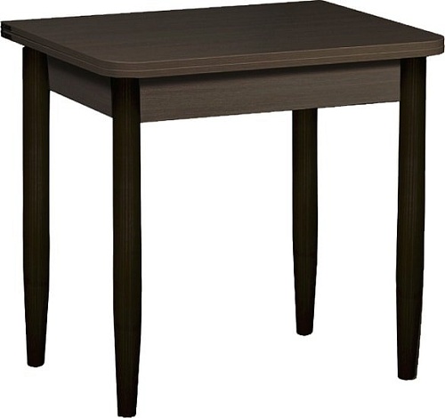 Обеденный стол Рамзес Ломберный 80x60 (дуб сонома темный/венге, ноги конус)