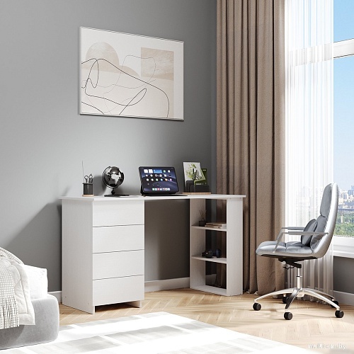 Стол ГМЦ СП-1 130x50 (белый)