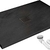 Душевой поддон Rea Rock 120x90 (черный)