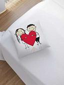 Чехол на подушку JoyArty Любовь на двоих sl_91937