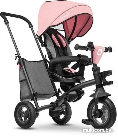 Детский велосипед Lionelo Tris (розовый/серый)