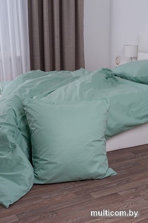 Постельное белье Миланика Фисташка Семейный (поплин г/к)