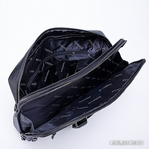 Мужская сумка Poshete 249-8193-8-BLK (черный)