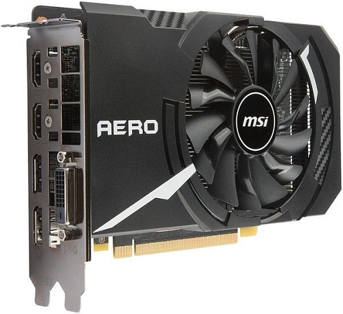Видеокарта MSI GeForce GTX 1060 Aero ITX OC 6GB GDDR5 [GTX 1060 AERO ITX 6G OC]