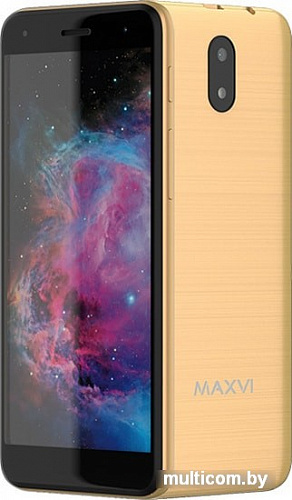 Смартфон Maxvi Orion MS502 (золотистый)