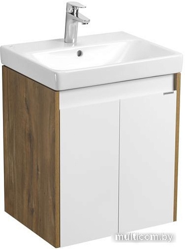 Акватон Тумба с умывальником Сканди Doors 55 1A2788K0SDZ90 (белый/дуб рустикальный)